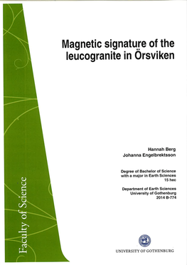 Magnetic Signature of the Leucogranite in Örsviken