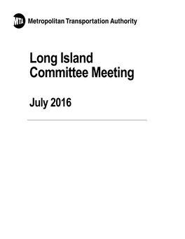 Long Island Committee Meeting