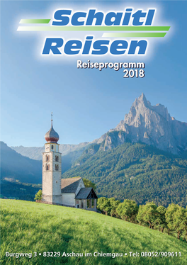 Reiseprogramm 2018