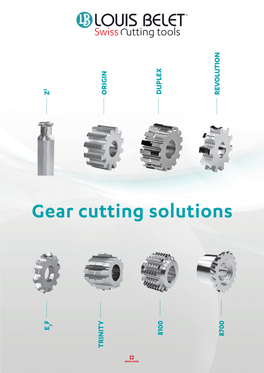 Gear Cutting Solutions