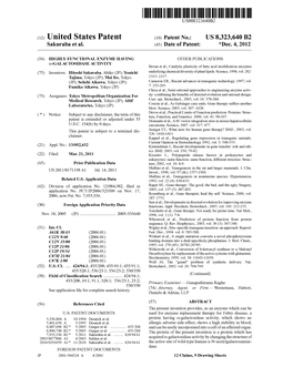 (12) United States Patent (10) Patent No.: US 8,323,640 B2 Sakuraba Et Al