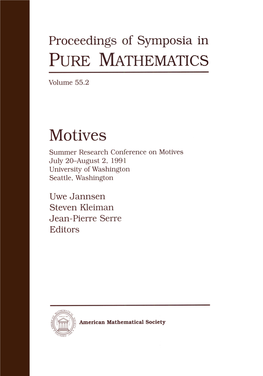 Motives, Volume 55.2