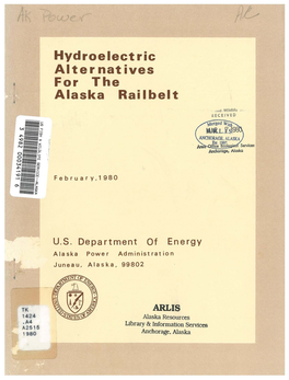 Hydroelectric Alternatives for the Alaska Rai I Bel T