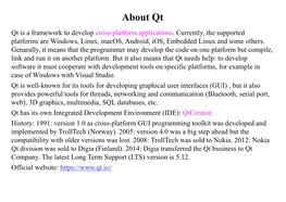 Qt Framework