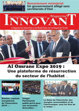 Al Omrane Expo 2019 : Une Plateforme De Résurrection