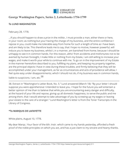 George Washington Papers, Series 2, Letterbooks 1754-1799
