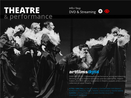 THEATRE DVD & Streaming & Performance