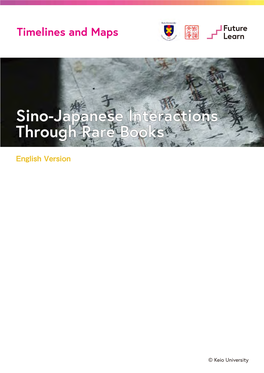 Sino-Japanese Interactions Through Rare Books