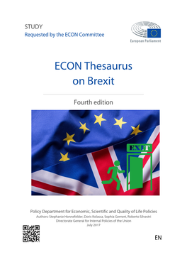 ECON Thesaurus on Brexit