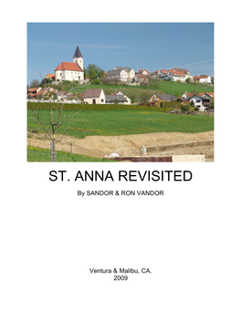 St. Anna Revisited