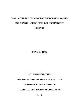 Development of Microplate Screening System