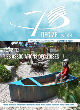 DECIZE · TRIBUNE D’EXPRESSIONN°44 · AGENDA MAGAZINE MUNICIPAL - OCTOBRE 2020 P.12-13 LES ASSOCIATIONS Decizoises