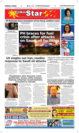 PH Braces for Fuel Crisis After Attacks on Saudi Oil Facilities