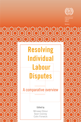 Resolving Individual Labour Disputes: a Comparative Overview