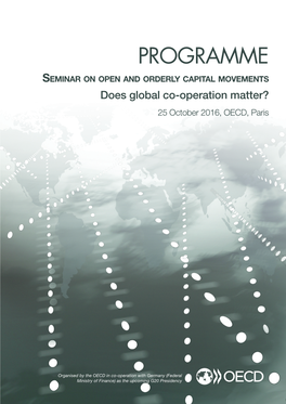 OECD, "Seminar on Capital Movements Agenda,"