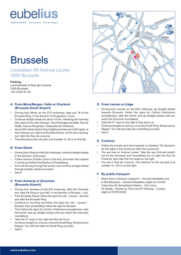 Brussels Aterloose Charleroisestwg