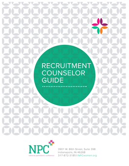 Recruitment Counselor Guide