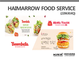 1. About Haimarrow Food Service