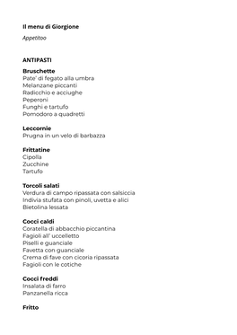 Giorgione Appetitoo