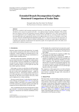 Extended Branch Decomposition Graphs: Structural Comparison of Scalar Data