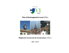 Plan D'aménagement Local (PAL)
