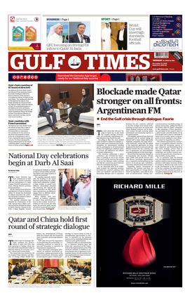 Blockade Made Qatar Stronger on All Fronts
