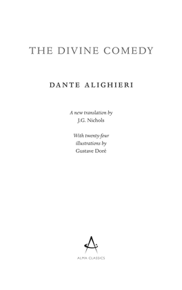 THE DIVINE COMEDY Dante Alighieri