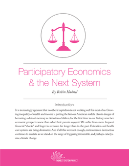 Participatory Economics & the Next System