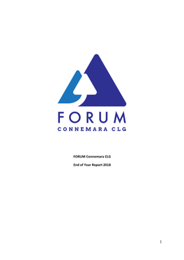 FORUM Connemara CLG End of Year Report 2018