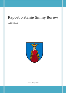 Raport O Stanie Gminy Borów Za Rok 2018