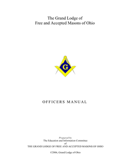 The Grand Lodge of Free and Accepted Masons of Ohio