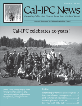 Cal-IPC Celebrates 20 Years!