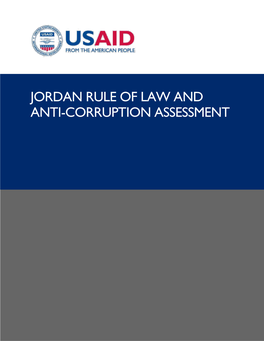 Jordan Rule of Law and Anti-Corruption Assessment