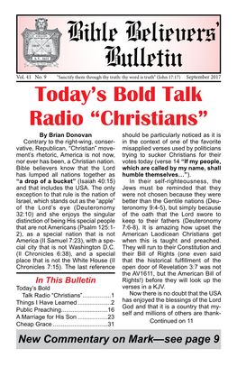 Bible Believers' Bulletin