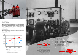 100 Jahre Strom 5.000 in Scharnstein Wasserkraft 1990 1995 2000 2005 K.U.F