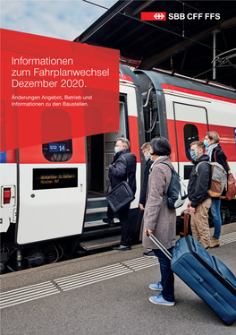 Informationen Zum Fahrplanwechsel Dezember 2020