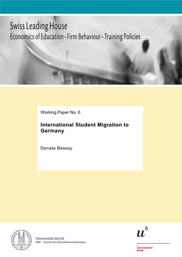 International Student Migration to Germany