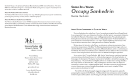 Occupy Sanhedrin Brochure