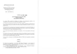 Arrêté Du 2 6 DEC. 2008 Portant Désignation Du Site Natura 2000 Etangs D'armagnac (Zone Spéciale De Conservation)