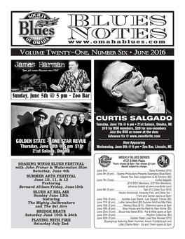 Blues Notes June 2016