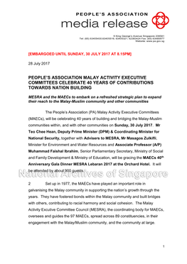 People's Association Malay Activity Executive