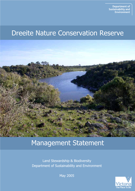 Dreeite Nature Conservation Reserve Management Statement