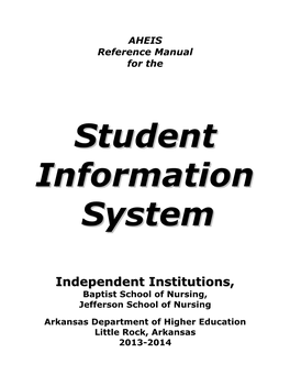 Student Information System, Contact