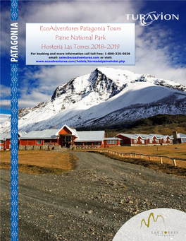 Ecoadventures Patagonia Tours Paine National Park Hosteria Las