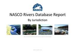 NASCO Rivers Database Report by Jurisdiction