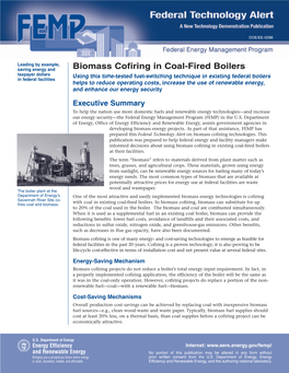 Biomass Cofiring in Coal-Fired Boilers