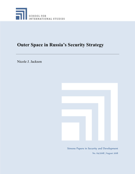 Outer Space in Russia's Security Strategy