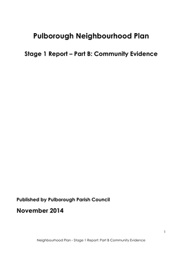 Pulborough Neighbourhood Plan