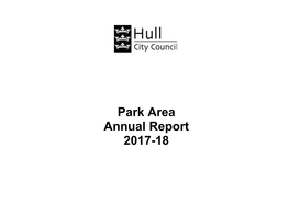 Park Area Annual Report 2017-18