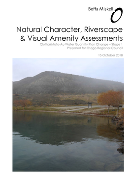 Natural Character, Riverscape & Visual Amenity Assessments